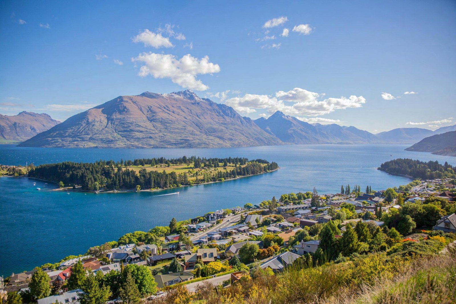 El lago Wakatipu y Queenstown